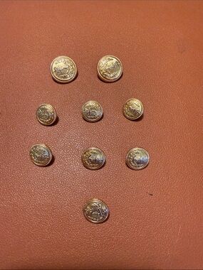 Gold-Tone Blazer Buttons